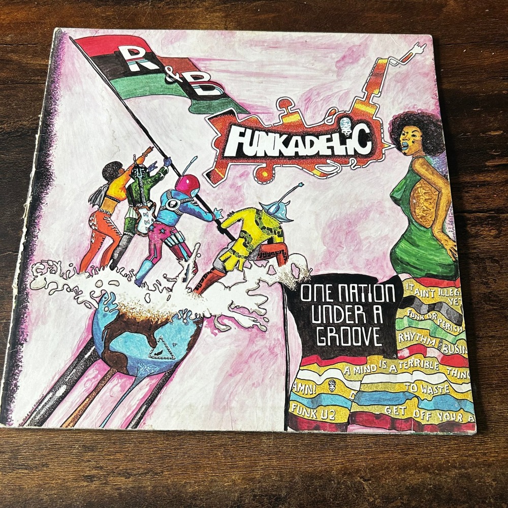 Funkadelic One Nation Under a Groove Vinyl LP 1978 Warner Bros BSK 3209 P-Funk